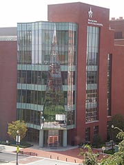 [photo, Robert H. & Clarice Smith Building, Wilmer Eye Institute, Johns Hopkins Hospital, North Broadway, Baltimore, Maryland]