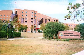 [photo, Pavilion, Johns Hopkins Bayview Medical Center, 4940 Eastern Ave., Baltimore, Maryland]