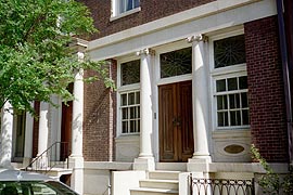 [photo, adjacent doorways, West Madison St., Baltimore, Maryland]