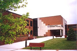 [photo, Charles County Government Building, 200 Baltimore St., La Plata, Maryland]